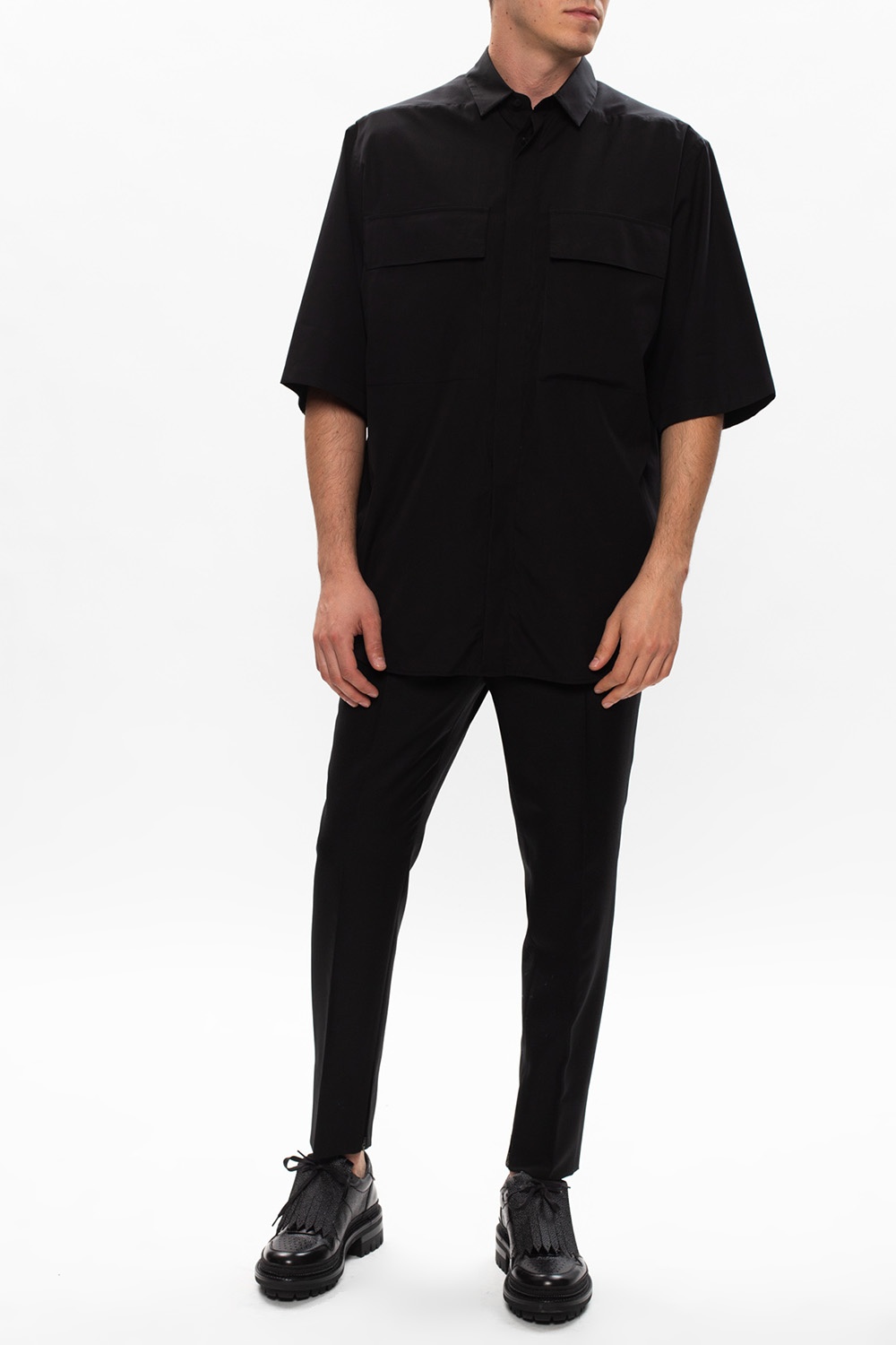 Materiel ruched-waist shirt dress | Men's Clothing | IetpShops